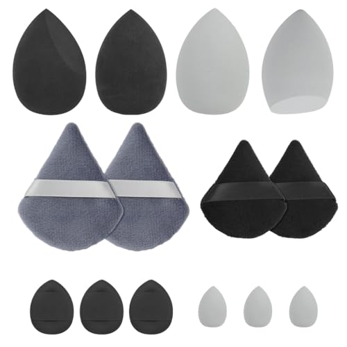 MAYCREATE® 14Pcs Makeup Tools Beauty Blenders Multi Use Makeup Sponges Multi Sized Triangular Setting Powder Puffy Thumb-sized Makeup Foundation Blending Pads Makeup Makeup Essentials MAYCREATE® 14Pcs Makeup Tools Beauty Blenders Multi Use Makeup Sponges Multi Sized Triangular Setting Powder Puffy Thumb-sized Makeup Foundation Blending Pads Makeup Makeup Essentials